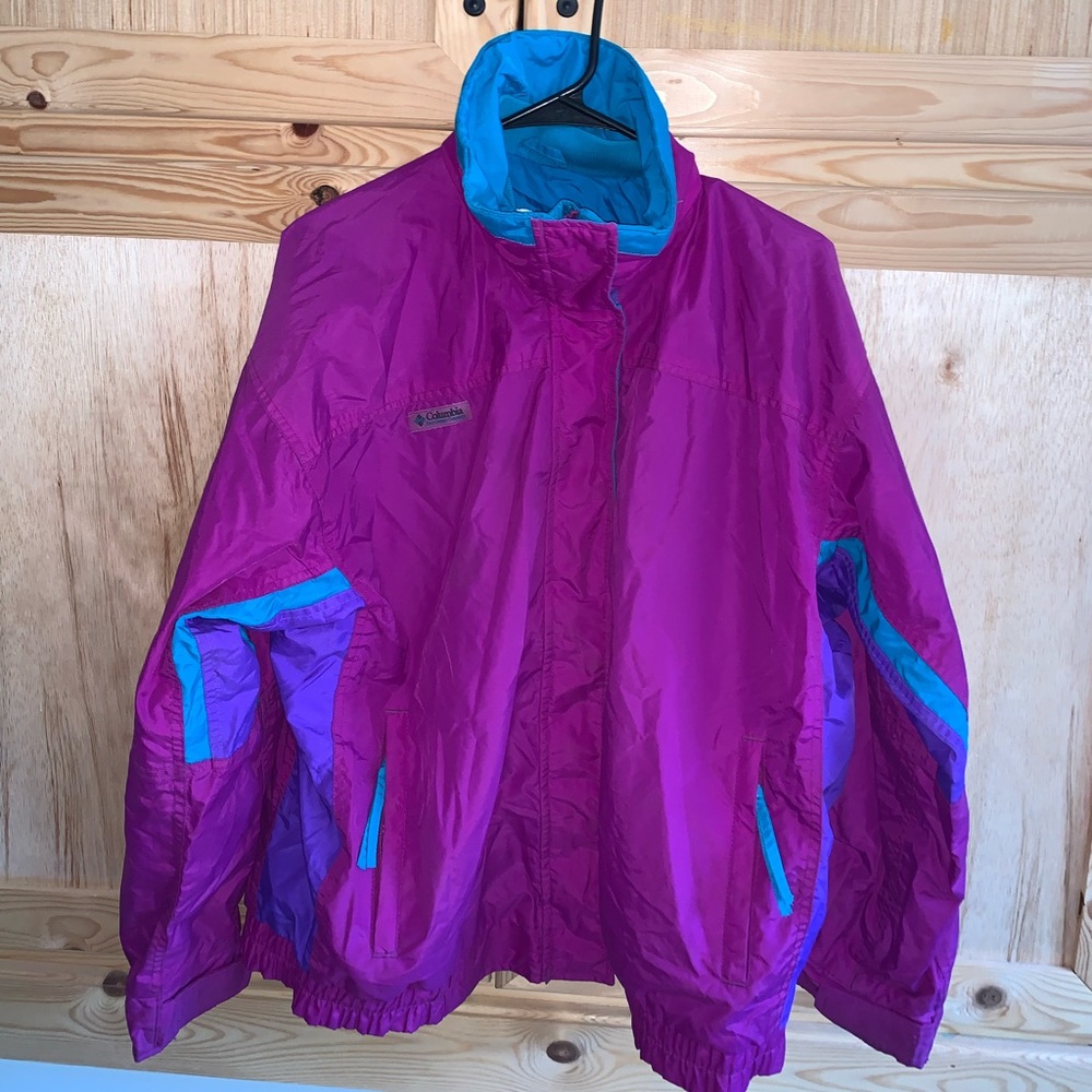 Columbia “Bugaboo” zipper button front jacket coat size L